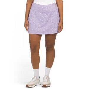 PUMA GOLF Violet/white Plumeria Active Skirt